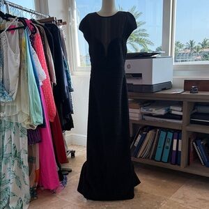 Herve Leger Black Maxi Dress